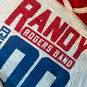 Tops Red White And Blue Randy Rogers Band T Shirt Sz Large